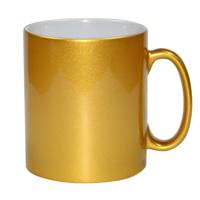Koffiemok / thee beker - 330 ml - Goud - Cadeau mokken - keramiek Koffiemok / thee beker - 330 ml - Goud - Cadeau mokken - keramiek