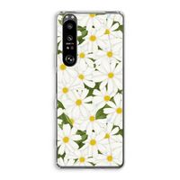 Summer Daisies: Sony Xperia 1 III Transparant Hoesje