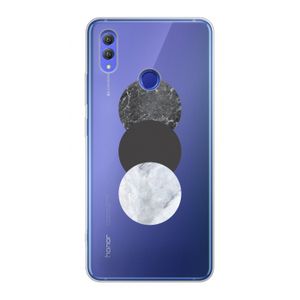 Marmeren cirkels: Honor Note 10 Transparant Hoesje