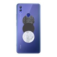Marmeren cirkels: Honor Note 10 Transparant Hoesje