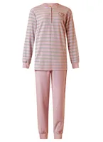 Lunatex badstof dames pyjama - Streep - thumbnail