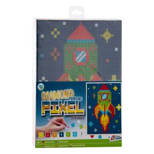 Grafix Diamond Painting,Pixel op Nummer Canvas Raket