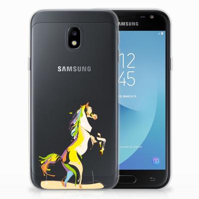 Samsung Galaxy J3 2017 Telefoonhoesje met Naam Horse Color Samsung Galaxy J3 2017 Telefoonhoesje met Naam Horse Color