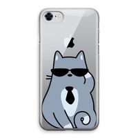 Cool cat: iPhone 8 Transparant Hoesje