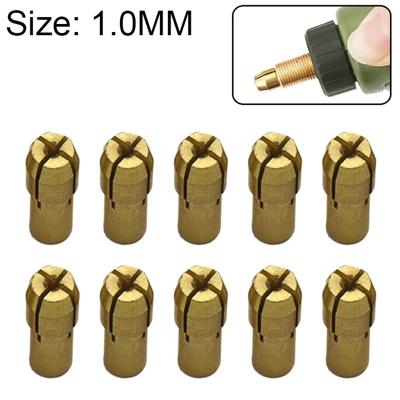 10 PC's drie-klauw koper klem moer voor elektrische molen hulpstukken boring diameter: 1 0 mm