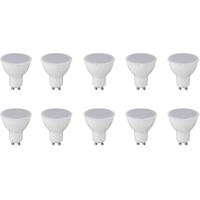 LED Spot Set van 10 - GU10 Fitting - 6W - Helder/Koud Wit 6400K
