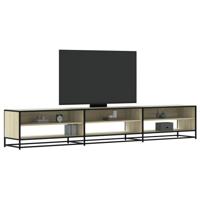 Tv-meubel 270x40x46 cm bewerkt hout sonoma eikenkleurig