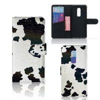 OnePlus 6 Telefoonhoesje met Pasjes Koeienvlekken - thumbnail