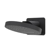 Hoofddouche IVY HALO Wandmodel Inc. Wandbeugel en Inbouwbox 32 cm Mat Zwart PED
