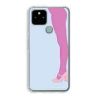 Pink panty: Google Pixel 5 Transparant Hoesje