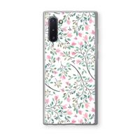 Sierlijke bloemen: Samsung Galaxy Note 10 Transparant Hoesje