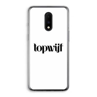 Topwijf Wit: OnePlus 7 Transparant Hoesje