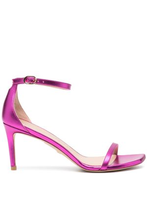 Stuart Weitzman sandales Nudistcurve 75 mm à talon - Rose