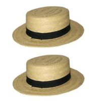 4x stuks lou Bandy gondoliers verkleed hoedjes
