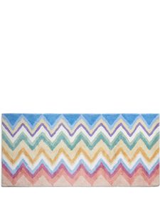 Missoni Home tapis de bain Amone à imprimé zigzag - Tons neutres