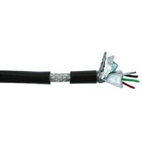 DAP Dig-Quad, Mic/Line/DMX kabel, 4 polig, Zwart, 100 meter op rol - thumbnail