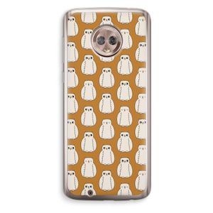 Uilen: Motorola Moto G6 Transparant Hoesje