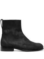 OUR LEGACY bottines en daim - Noir