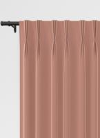 Nias gordijn - Vintage Pink met Driedubbele plooi