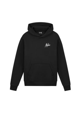Malelions Sport Logo Hoodie MS1-AW23-25-900 Zwart maat