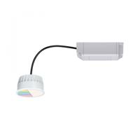 Paulmann LED Coin ZigBee RGBW LED-inbouwlamp voor badkamer Energielabel: G (A - G) LED Satijn