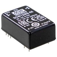 MEAN WELL SCW12W8-15 DC/DC-converter 24 V 15 V 0.800 A 12 W Inhoud 1 stuk(s)