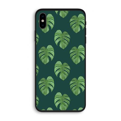 Monstera leaves: iPhone XS Biologisch afbreekbaar hoesje