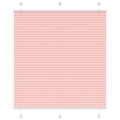 Pliss rolgordijn 115x100cm stofbreedte 114,4cm polyester roze
