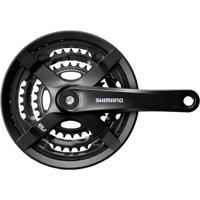 Shimano crankstel tourney ty501 6/7/8sp 48x38x28t