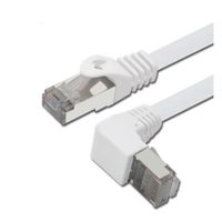 CAT5e Straight to Right Angle UTP Patch Cable, 150CM,White CAT5e Straight to Right Angle UTP Patch Cable, 150CM,White