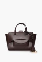 Hidesins shopper Flap M FL2512 dark brown