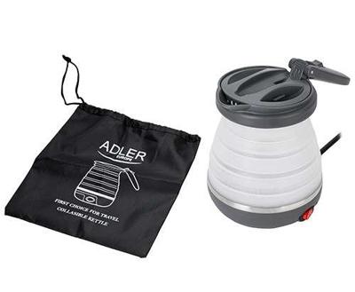 Adler AD 1279 waterkoker 0,6 l 750 W Zwart, Wit