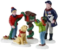 Lemax mailbox decorating kerstdorp figuur type 4 Caddington Village 2025