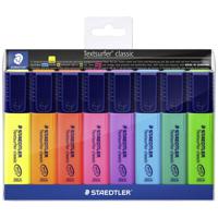 Staedtler Textsurfer classic 364 markeerstift 8 stuk(s) Beitelvormige punt Blauw, Groen, Oranje, Roze, Rood, Turkoois, Violet, Geel - thumbnail