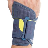 Push Sports Polsbrace Links - Bescherming en braces - Braces en ondersteuning - navy/geel - maat S