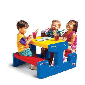 Little Tikes picknicktafel blauw
