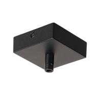 SLV PlafondrozetGlenos zwart - 210060
