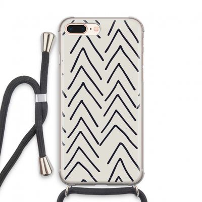 Marrakech Arrows: iPhone 7 PLUS Transparant Hoesje met koord