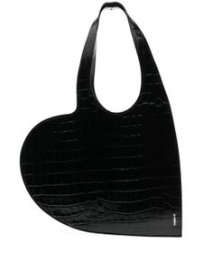 Coperni sac à main Mini Heart en cuir - Noir