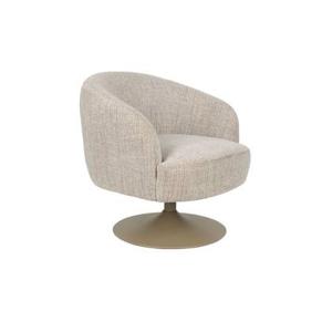 Housecraft Living Renate Fauteuil Draaibaar Beige| Bruin