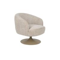 Housecraft Living Renate Fauteuil Draaibaar Beige| Bruin