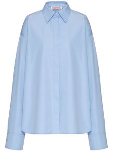 Valentino Garavani chemise Compact Popeline - Bleu