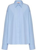 Valentino Garavani chemise Compact Popeline - Bleu