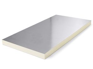 Unilin PIR 2-zijdig Aluminium 1200x600x40mm Rd:1.81 12pl/pak (=8,64 m²)