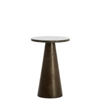 Bijzettafel Ynez - Bruin - Ø29 x 43cm