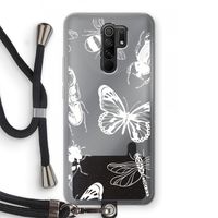 Tiny Bugs: Xiaomi Redmi 9 Transparant Hoesje met koord