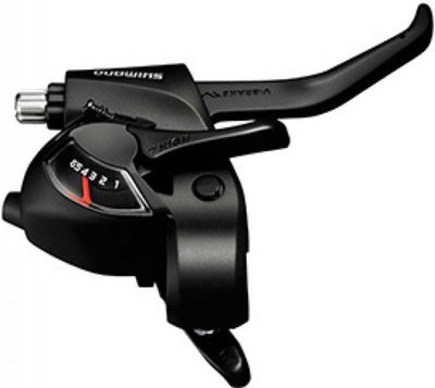 Shimano versteller (rechts) met remhendel 6 speed st-ef41 zwart