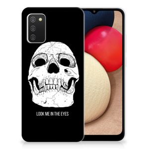 Silicone Back Case Samsung Galaxy A02s Skull Eyes