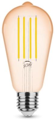 Modee LED ST64 E27 4-28W 1800K filament amber dimbaar - LED7470