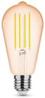 Modee LED ST64 E27 4-28W 1800K filament amber dimbaar - LED7470